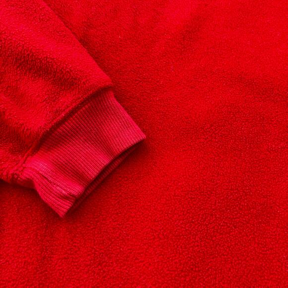 VTG Disney Store 90s Y2k Sweater Sz XL Red Mickey 1/4 Zip Pull Over Long Sleeve - Picture 12 of 12